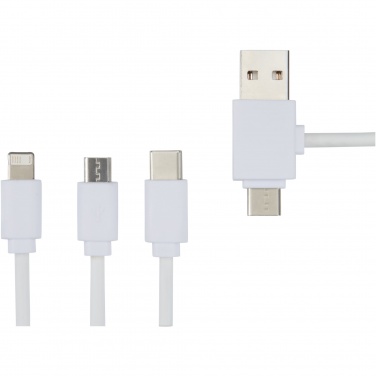 Logotrade Firmengeschenke das Foto: Pure 5-in-1-Ladekabel, antimikrobiell