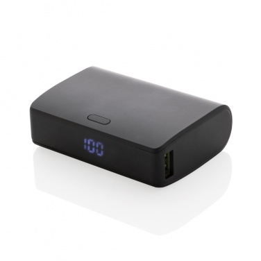 Logotrade Firmengeschenke das Foto: FlashCharge 10.000mAh Fast-Charge Powerbank aus RCS rPlastik
