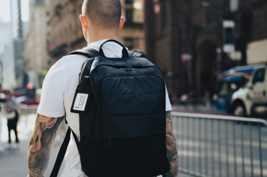 Logotrade Geschäftsgeschenke das Foto: Armond AWARE™ RPET 15.6" Deluxe Laptop-Rucksack
