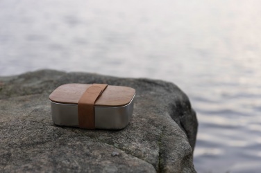 Logotrade Werbeartikel das Foto: VINGA Ciro Lunchbox aus RCS recyceltem Stahl