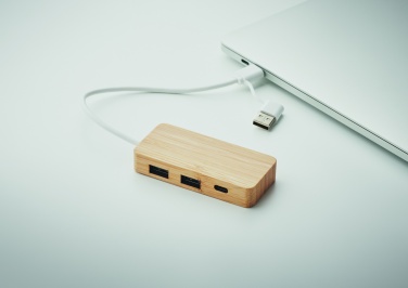 Logotrade Geschäftsgeschenke das Foto: 3 Port USB Hub