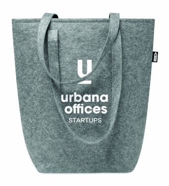 Logotrade Werbegeschenke das Foto: Shopping Tasche RPET-Filz