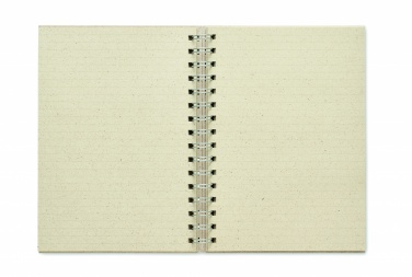Logotrade Werbeartikel das Foto: DIN A5 Notizbuch Graspapier