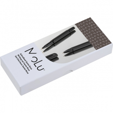 Logotrade Firmengeschenke das Foto: Elegantes MoLu Schreibset Santa Rosa