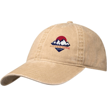 Logotrade Logogeschenke das Foto: Grafton Kappe mit 6 Segmenten washed