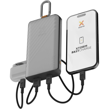 Logotrade Werbegeschenke das Foto: Xtorm XG2S101 Go2 10.000 mAh 15W Solar Powerbank mit Lampe