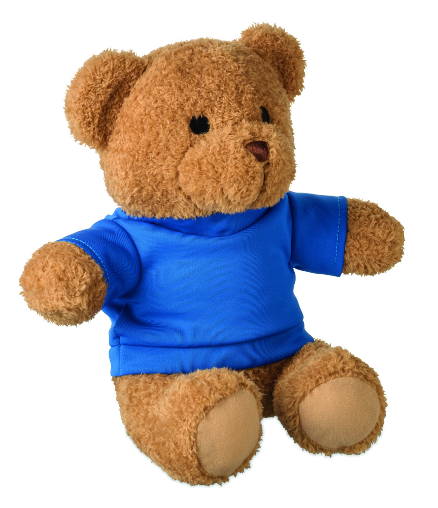 Logotrade Geschäftsgeschenke das Foto: Teddybär mit T-Shirt 23cm