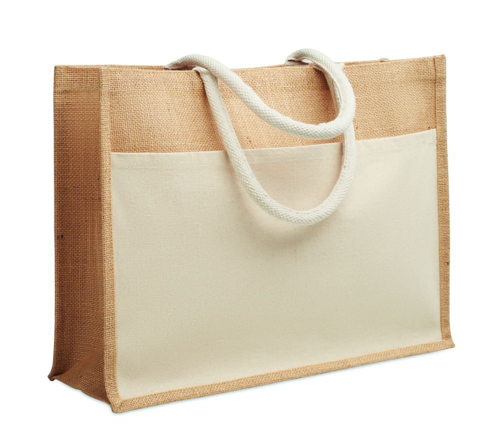 Logotrade Werbegeschenke das Foto: Einkaufstasche aus Jute