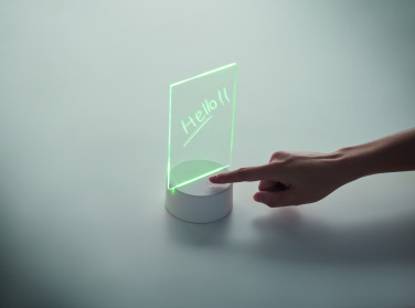 Logotrade Werbeartikel das Foto: Memoboard mit LED-Beleuchtung