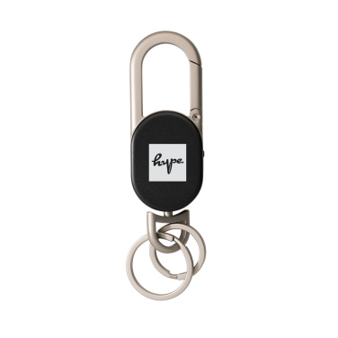 Logotrade Firmengeschenke das Foto: Keyfinder Dual Schlüsselanhänger mit weltweiter Ortung