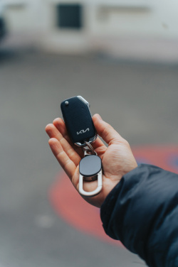 Logotrade Logogeschenke das Foto: Keyfinder Dual Schlüsselanhänger mit weltweiter Ortung