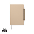 VINGA Baltimore RCS 4-in-1 nachfüllbares Notizbuch, Greige