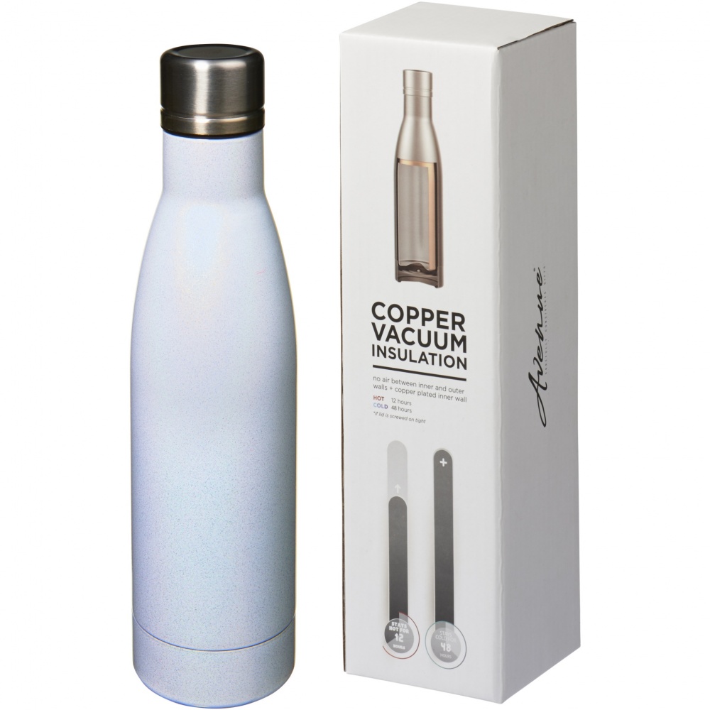 Logo trade promotional items image of: Vasa Aurora 500 ml copper vacuum insulated water bottle