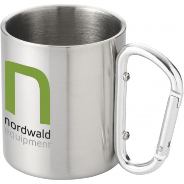 Logo trade promotional product photo of: Alps 200 ml insulated mug with carabiner