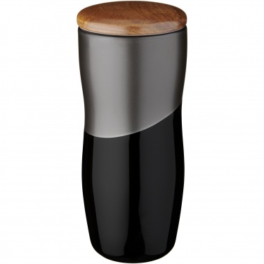 Logotrade promotional item picture of: Double-walled ceramic tumbler Reno 370 ml