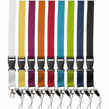 Logotrade promotional product image of: Sagan phone holder lanyard with detachable buckle