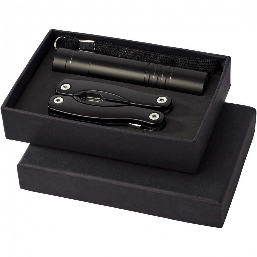 Logotrade promotional product picture of: Scout multi-function knife and LED flashlight set
