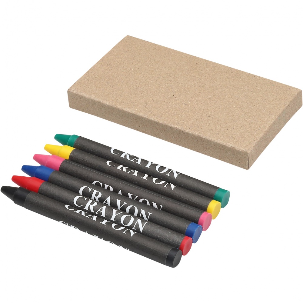 Logotrade promotional gifts photo of: Ayo 6-piece coloured crayon set