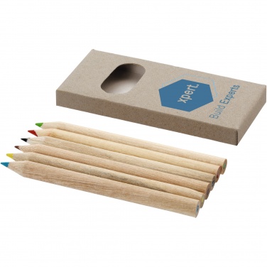 Logotrade business gifts photo of: Ayola 6-piece coloured pencil set