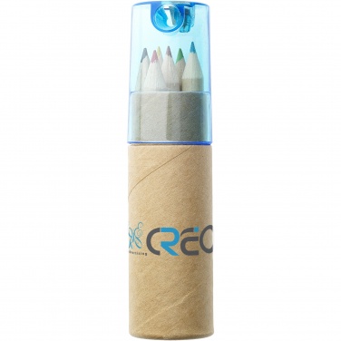 Logotrade promotional item picture of: Kram 6-piece coloured pencil set