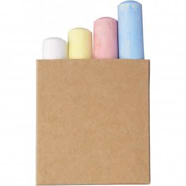Logo trade promotional item photo of: Screech 4-piece chalk set