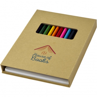 Logotrade promotional gifts photo of: Pablo colouring set with drawing paper