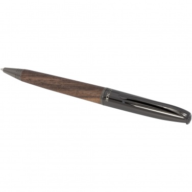 Logo trade promotional giveaways image of: Loure wood barrel ballpoint pen