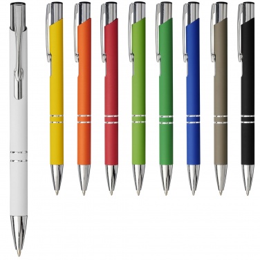 Logotrade promotional giveaways photo of: Moneta soft touch ballpoint pen