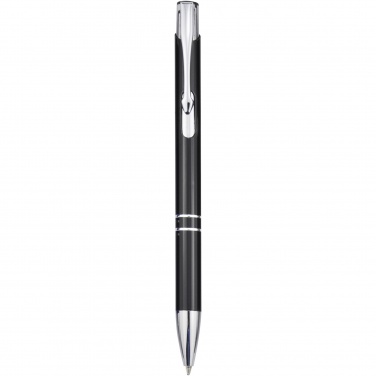 Logo trade promotional items picture of: Moneta aluminium click ballpoint pen (black ink)