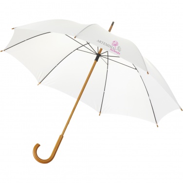 Logo trade promotional products picture of: Jova 23" umbrella with wooden shaft and handle
