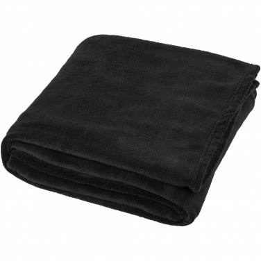 Logo trade promotional items image of: Bay extra soft coral fleece plaid blanket