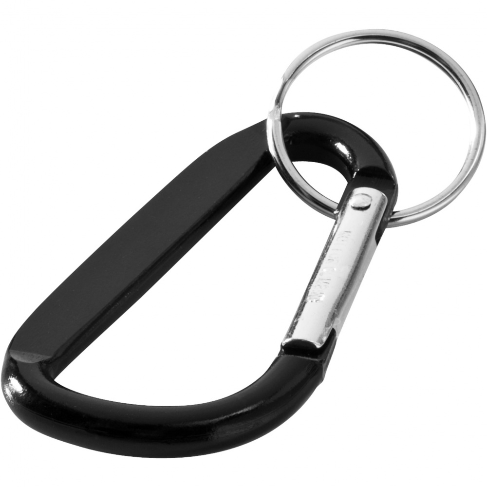 Logo trade corporate gift photo of: Timor carabiner keychain