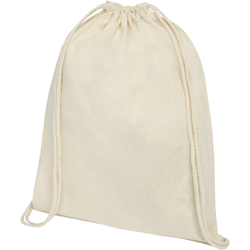 Logotrade advertising products photo of: Oregon 100 g/m² cotton drawstring bag 5L
