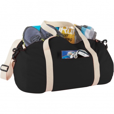 Logo trade promotional merchandise photo of: Cochichuate cotton barrel duffel bag 25L