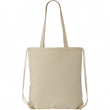 Logo trade business gifts image of: Eliza 240 g/m² cotton drawstring bag 6L