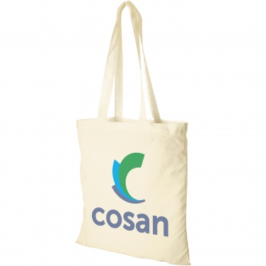 Logo trade business gifts image of: Peru 180 g/m² cotton tote bag 7L