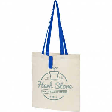 Logotrade corporate gift image of: Nevada 100 g/m² cotton foldable tote bag 7L