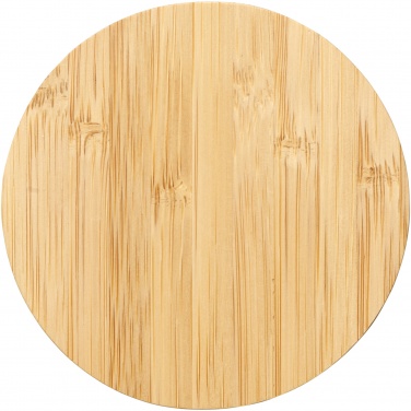 Logo trade corporate gift photo of: Essence 5W bamboo wireless charging pad