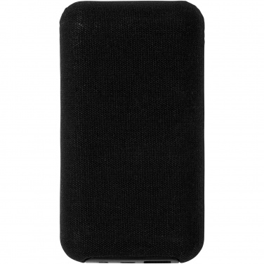 Logotrade promotional items photo of: Future 6000 mAh bamboo/fabric wireless power bank
