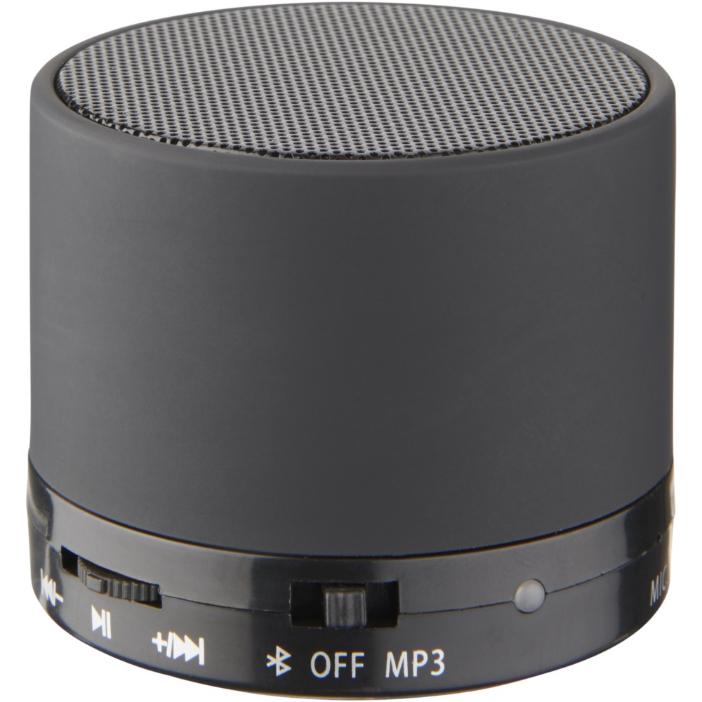 Logo trade promotional merchandise picture of: Duck cylinder Bluetooth® speaker with rubber finish