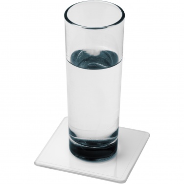 Logotrade promotional product image of: Renzo square plastic coaster