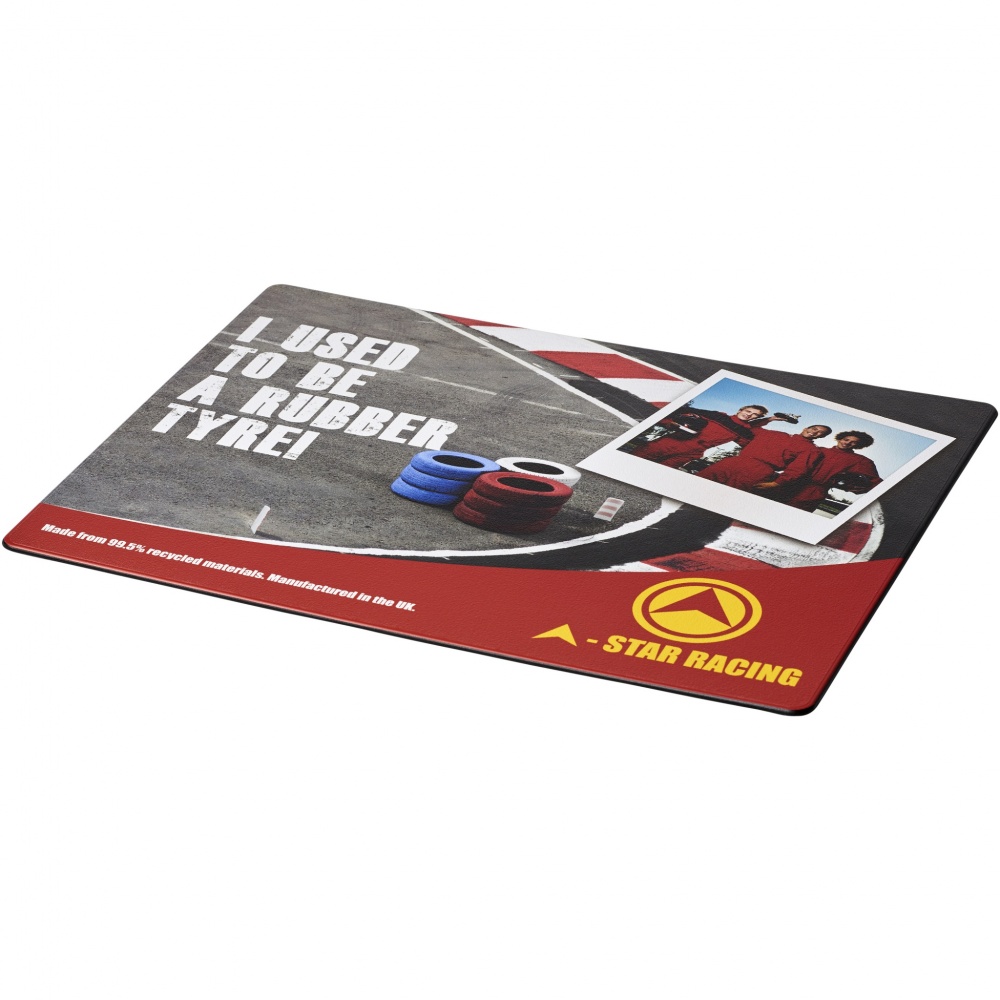 Logotrade promotional merchandise image of: Brite-Mat® mouse mat with tyre material