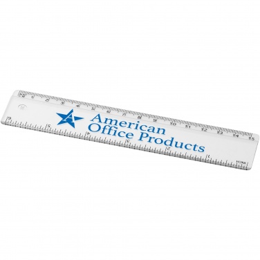 Logotrade promotional item image of: Renzo 15 cm plastic ruler