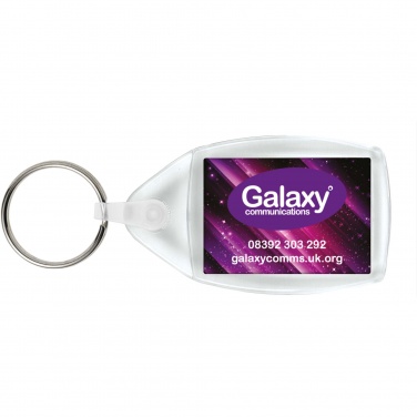 Logotrade promotional items photo of: Lita P6 keychain with plastic clip