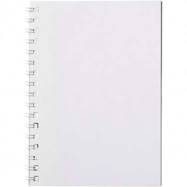 Logo trade business gift photo of: Desk-Mate® spiral A6 notebook PP cover