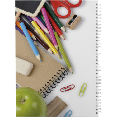 Logo trade corporate gifts picture of: Wire-o A4 notebook hard cover