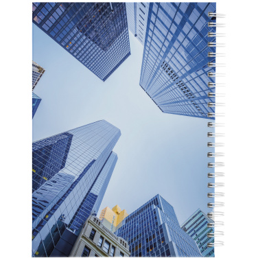 Logo trade promotional gifts picture of: Wire-o A5 notebook hard cover
