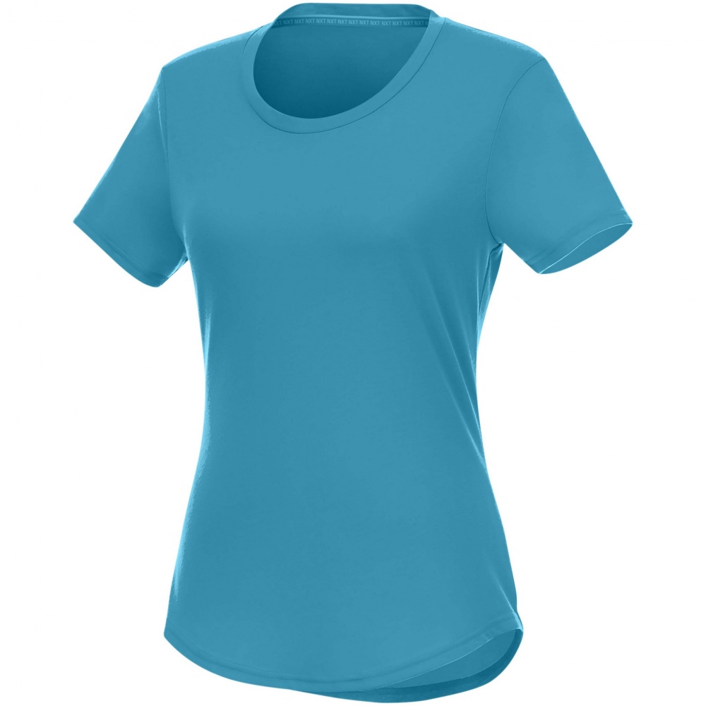 Logo trade promotional giveaways picture of: Jade short sleeve women's GRS recycled t-shirt