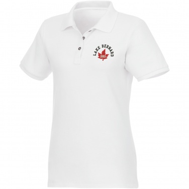 Logotrade promotional product image of: Beryl short sleeve women's organic recycled polo