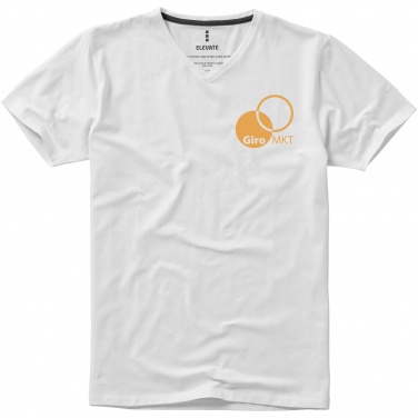Logotrade promotional item picture of: Kawartha short sleeve men's organic V-neck t-shirt
